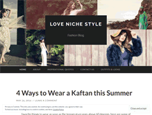 Tablet Screenshot of lovenichestyle.com